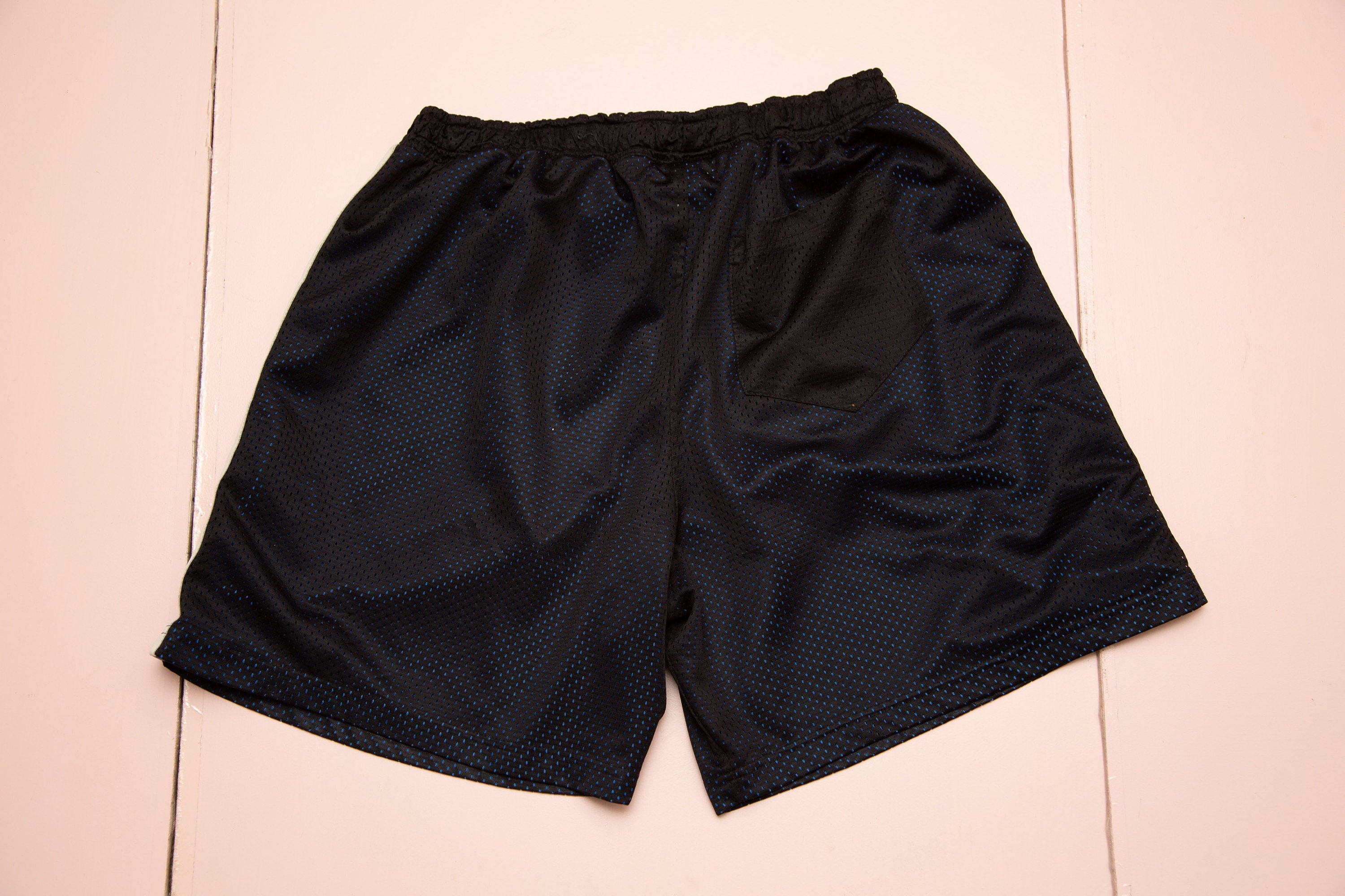 Vtg REEBOK Dunkman SHAQ Basketball Black Shorts, Sz Men's X-large
