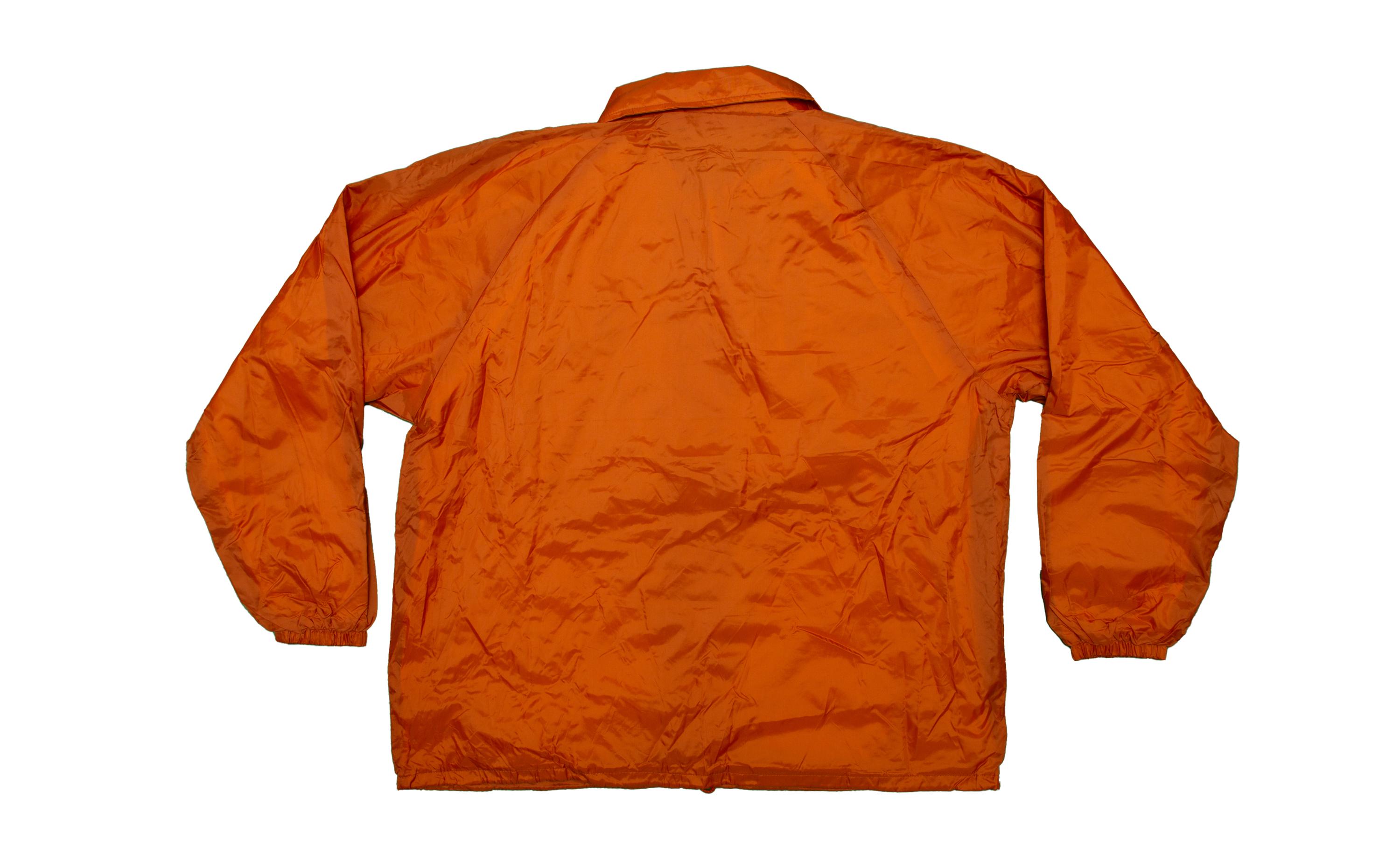Vtg New England Biolabs Inc Burnt Orange Windbreaker Jacket