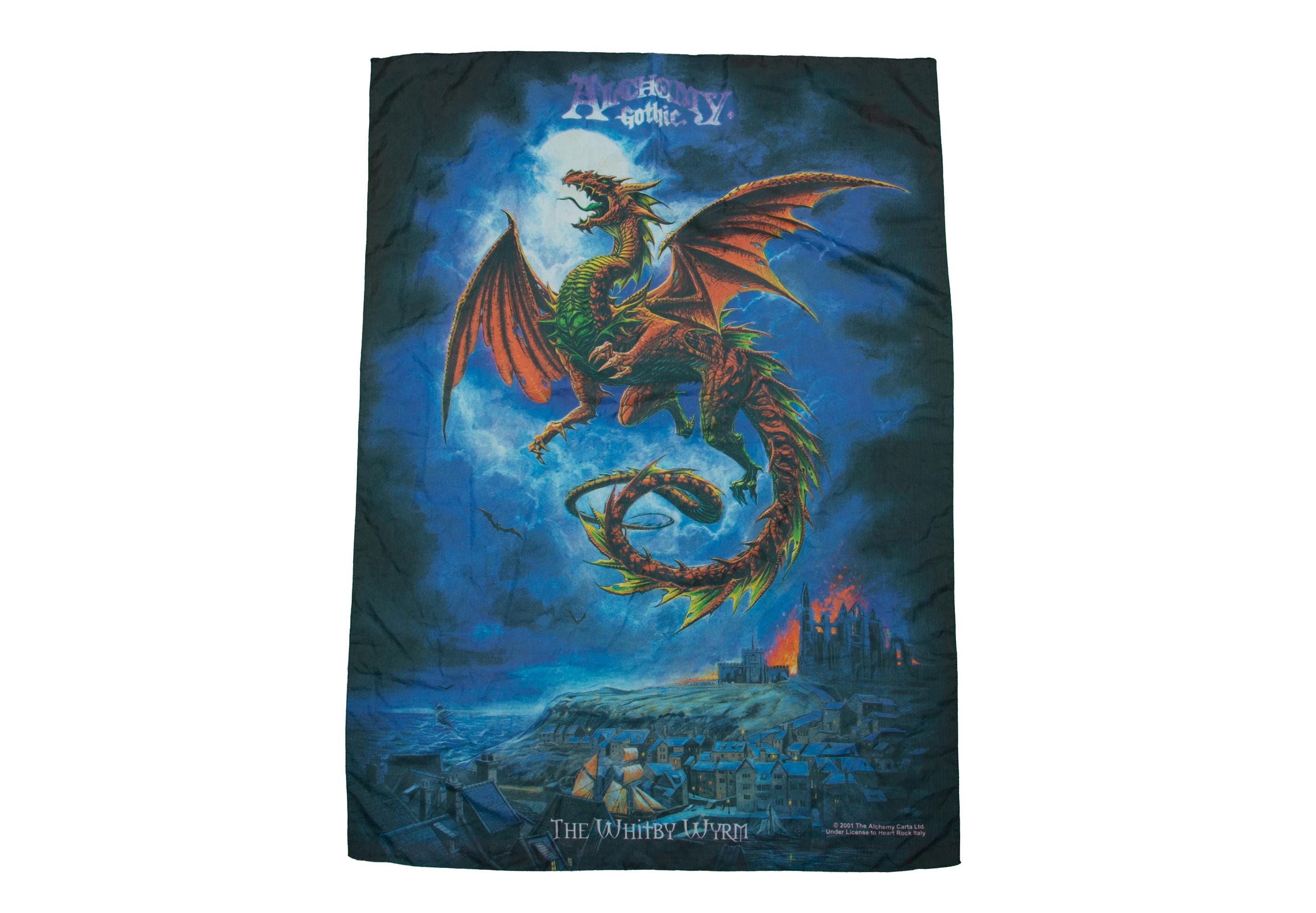 Vtg ALCHEMY Gothic the Whitby Wyrm 2001 Blue-multicolour Canvas 