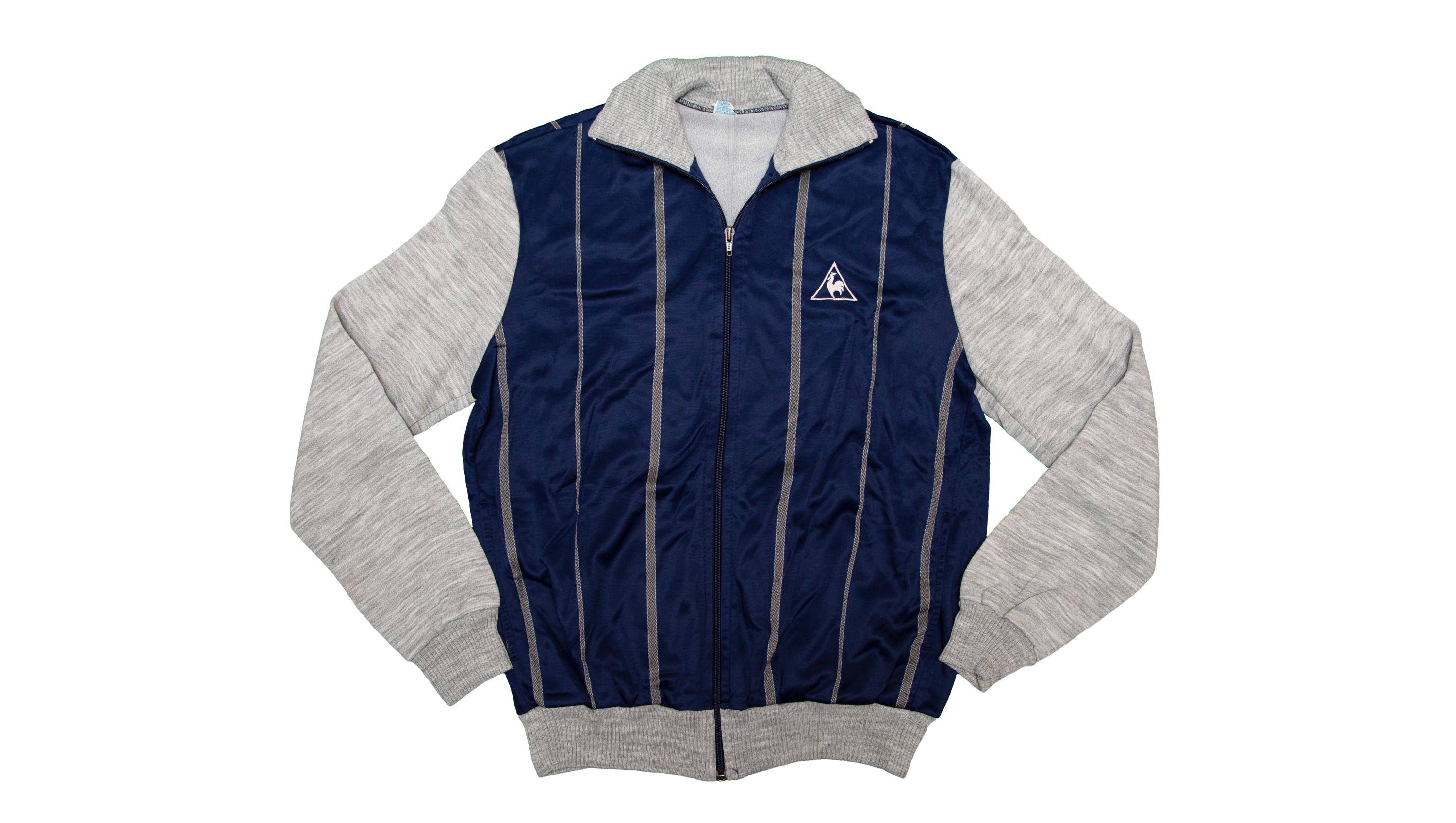 Vtg & Rare Le Coq SPORTIF 70's/80's Made in France Blue-grey