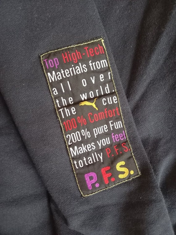 Vtg PUMA Function Systems pullover 1/3 zipper swe… - image 4