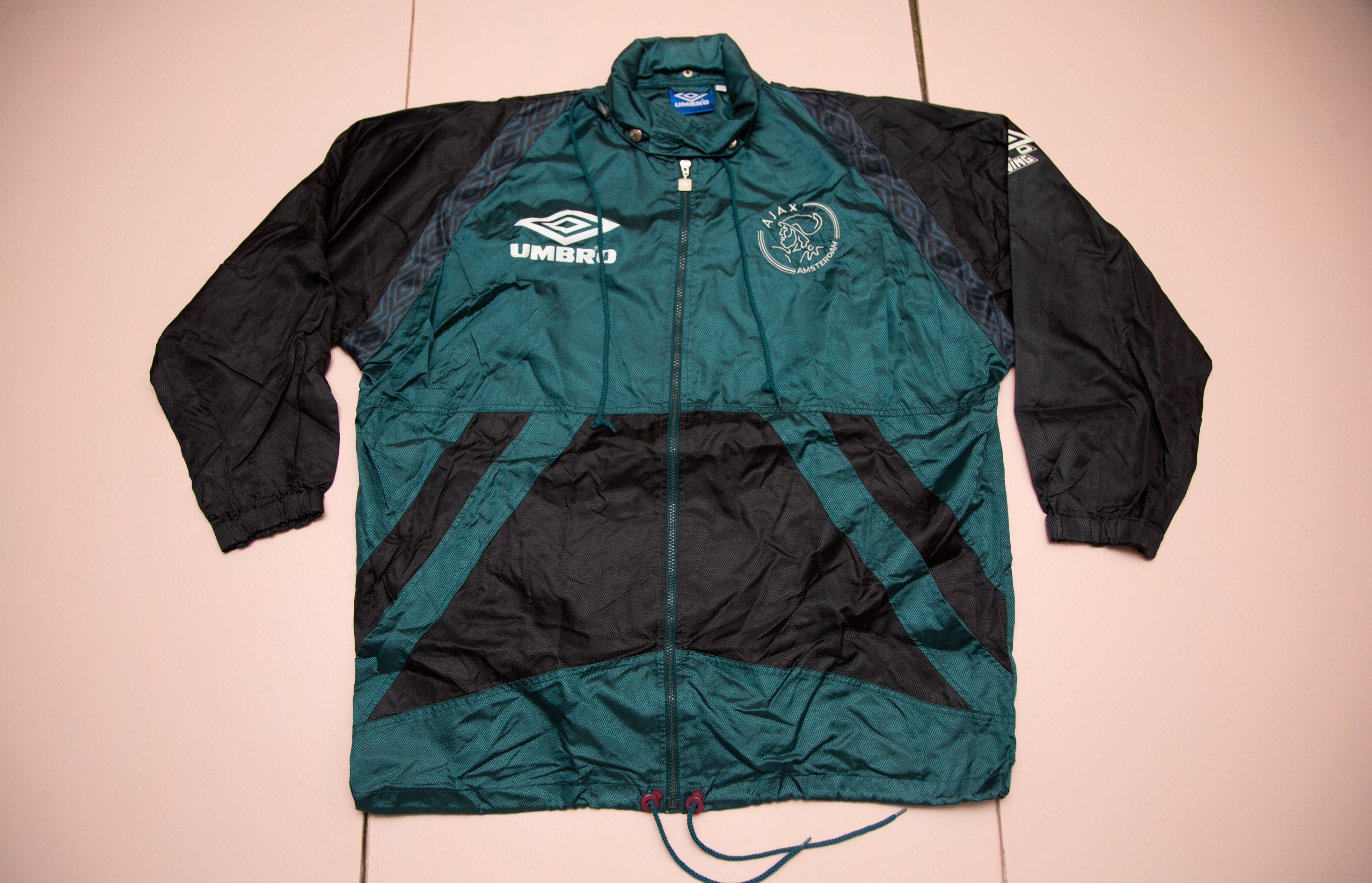 Vtg AJAX Amsterdam 90's Umbro Pro Training Football Soccer Team 