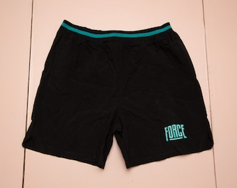 Vtg NIKE FORCE black shorts, made in Taiwan, Important - tights removed, sz men's Large