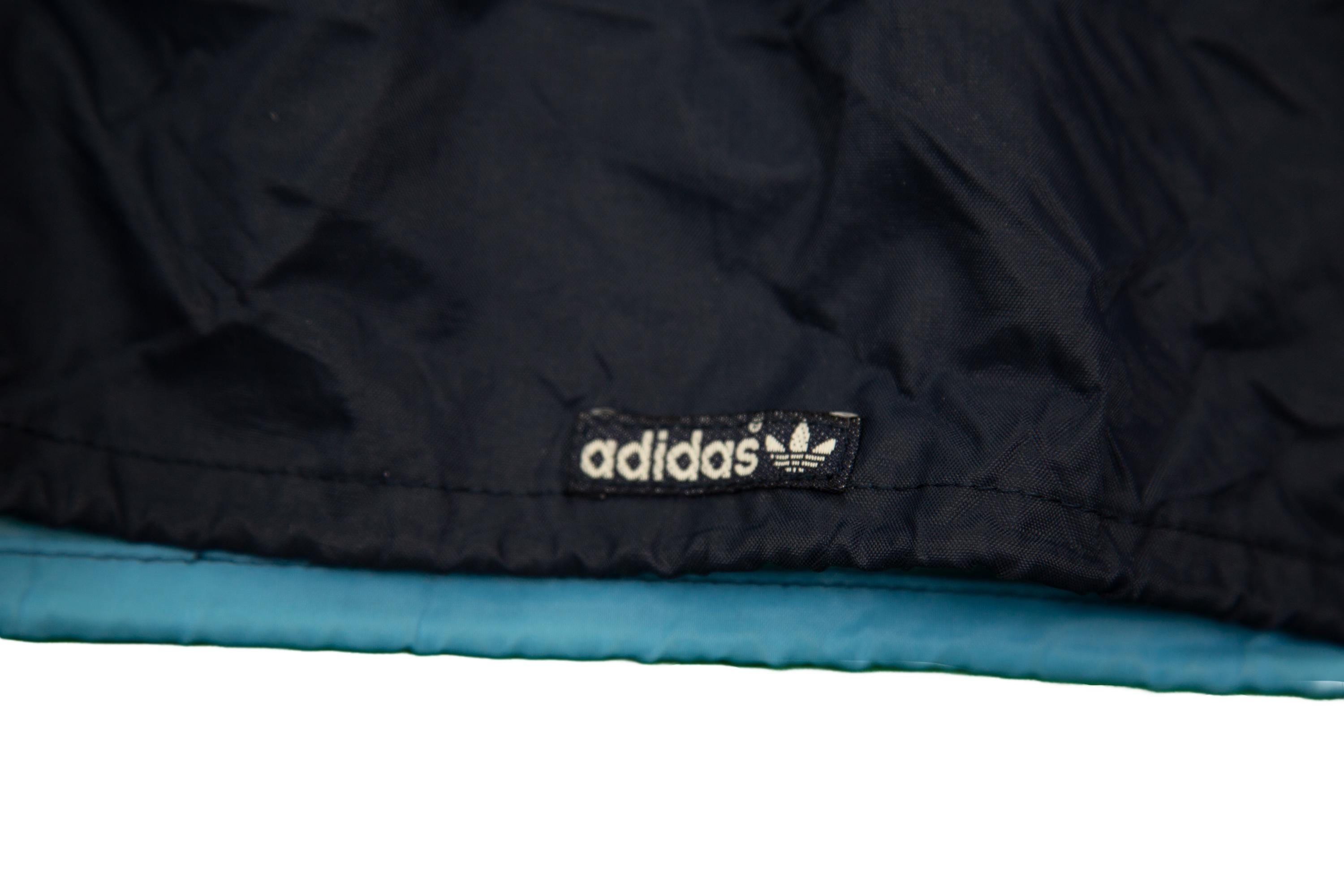 Vtg ADIDAS Originals Ventex 70's/80's Made in France Hooded Blue