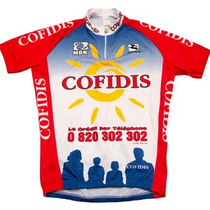 Maillot de cyclisme vintage ONCE Tour de France années 90 Giordana