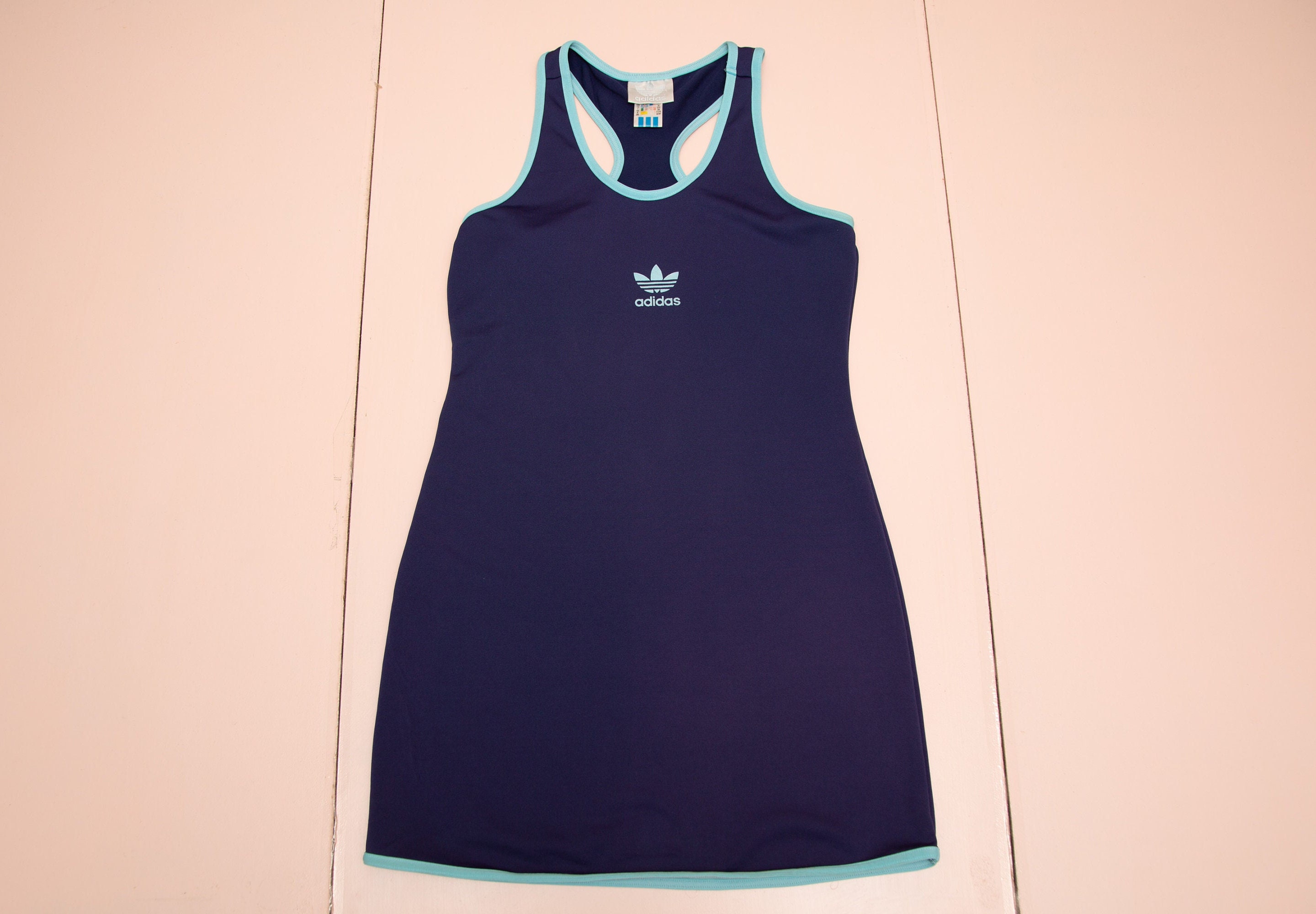 Gevoelig voor Graag gedaan Typisch Vtg 90's ADIDAS Blue Women's Sport Dress Made in - Etsy