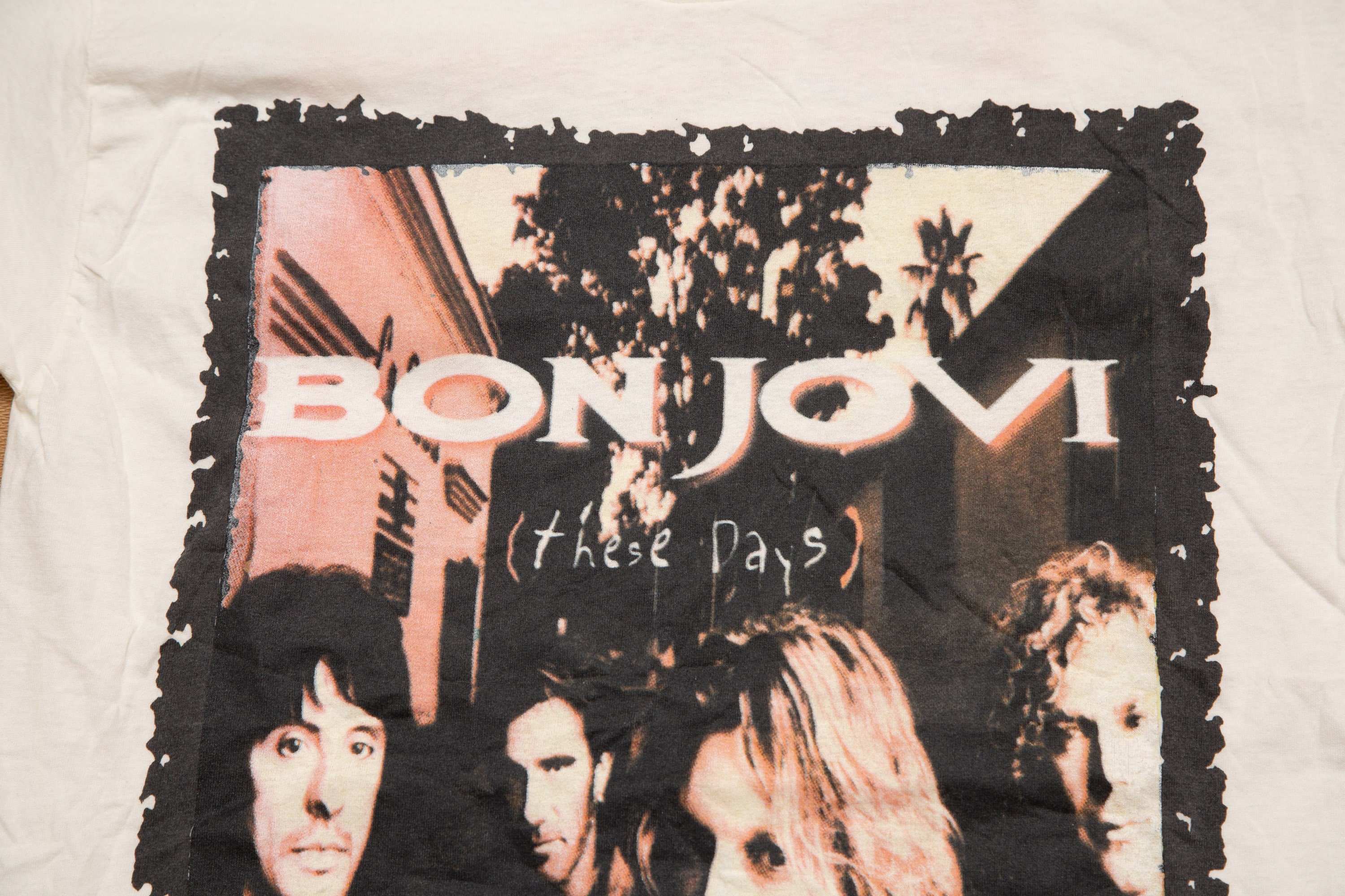 Vtg BON JOVI 1996 These Days European Tour Rock Band Single Stitch