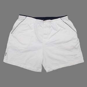 Vtg NIKE Court Alpha Project white tennis shorts, sz men&#39;s X-Large
