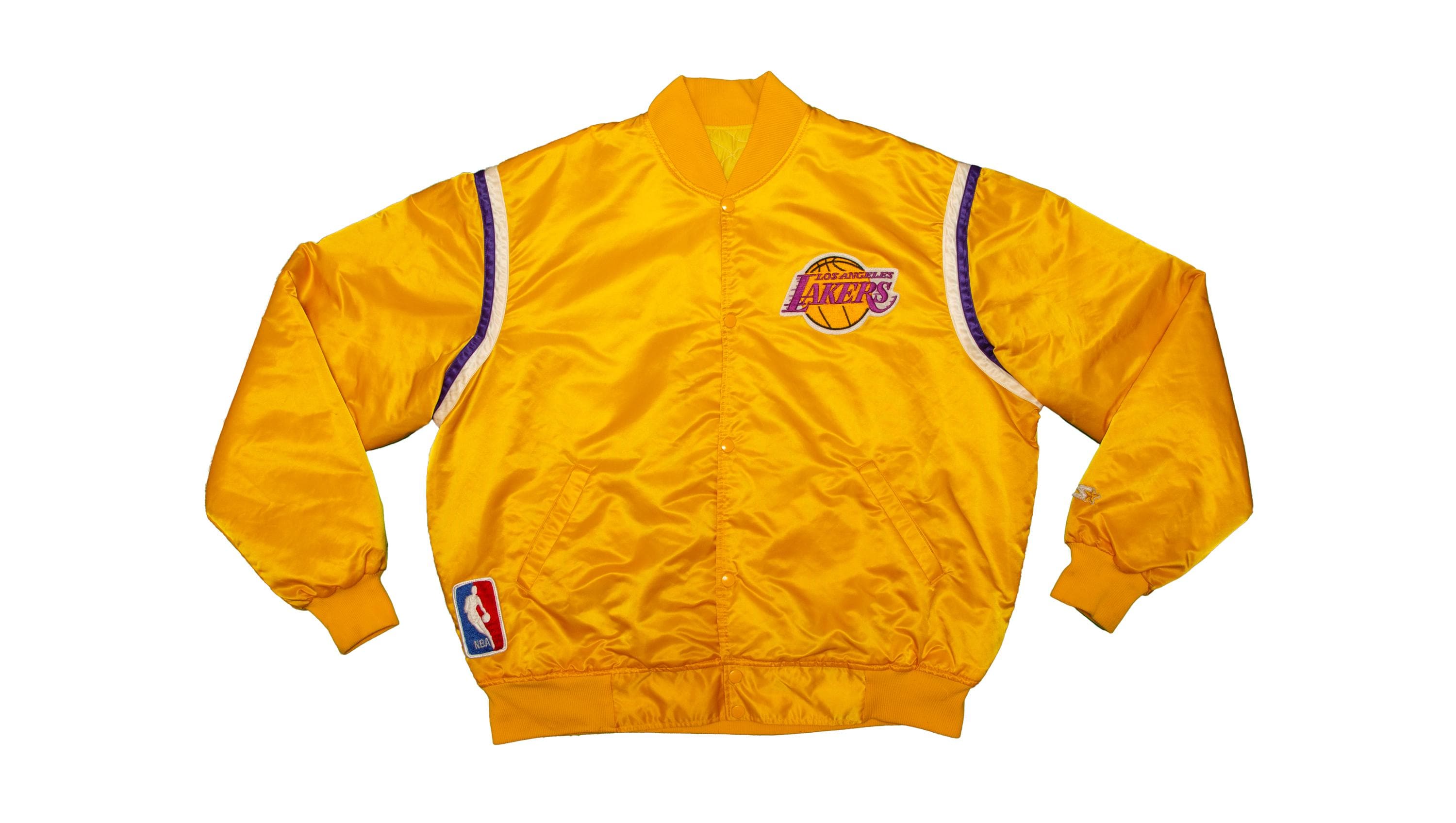 Satin lakers jacket
