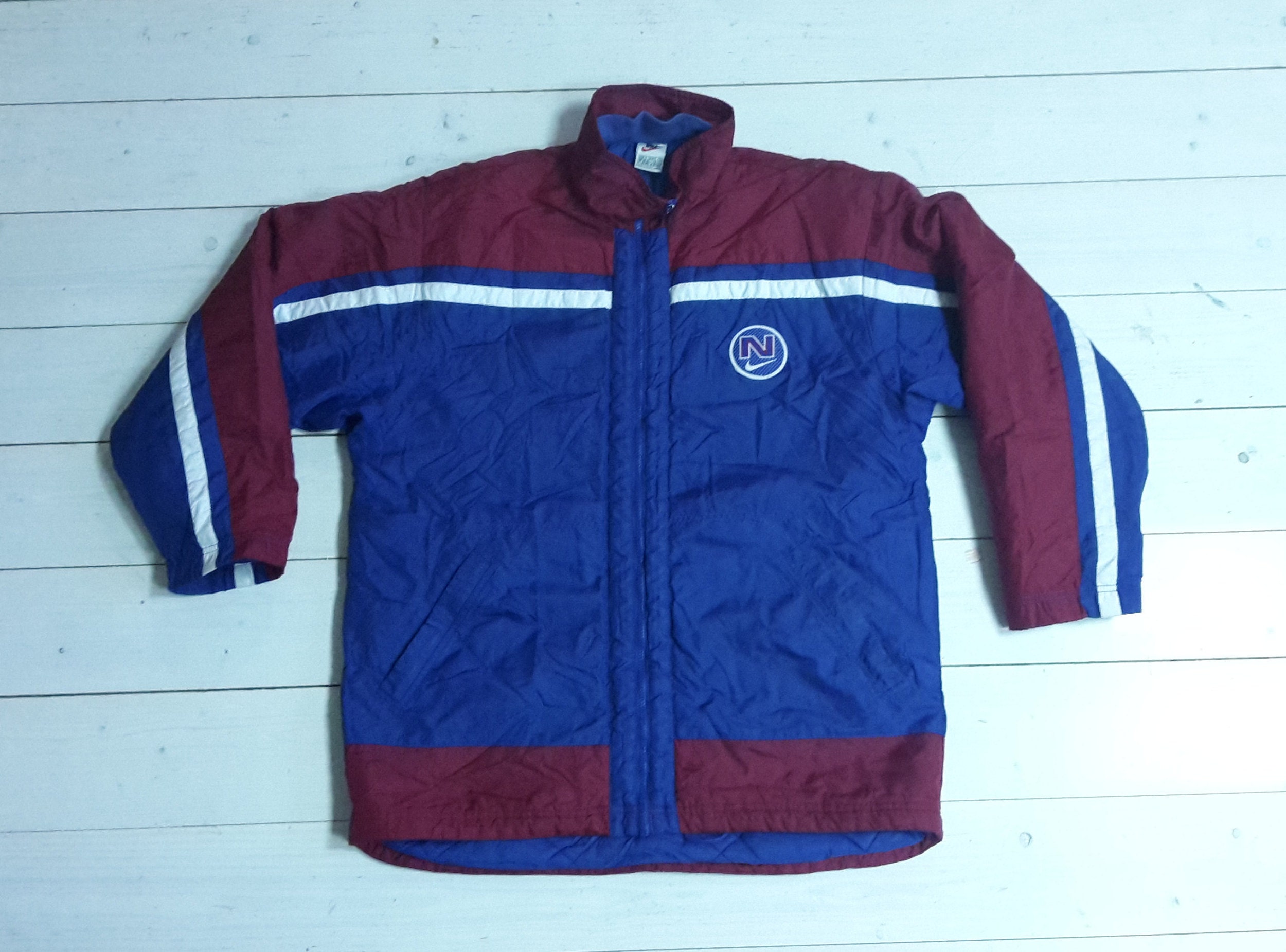 Nike jacket with two zippers cheap