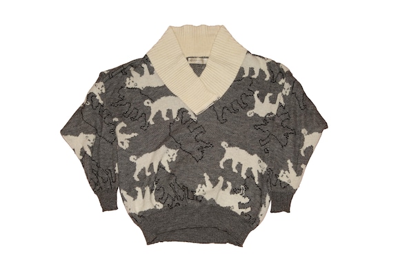 Vtg 80s AMBROSIUS HEIM Collection Exclusive Grey Pullover Vtg 80s AMBROSIUS HEIM Collection Exclusive Grey Pullover