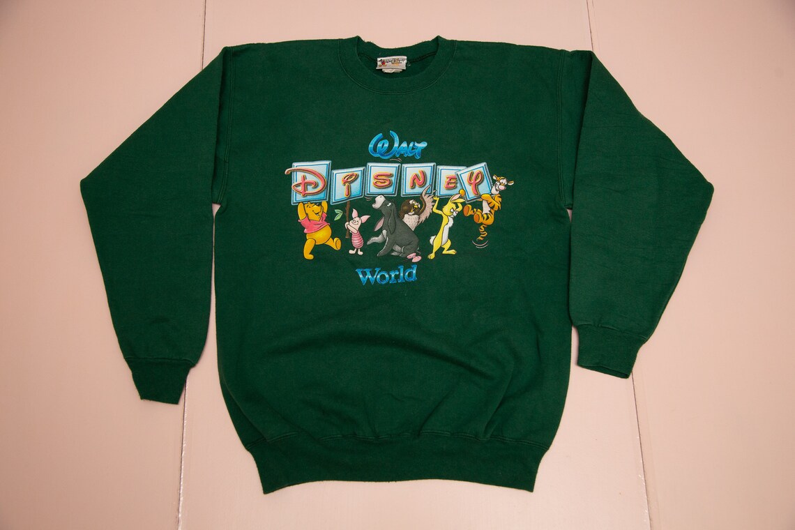 winnie the pooh green sweatshirt