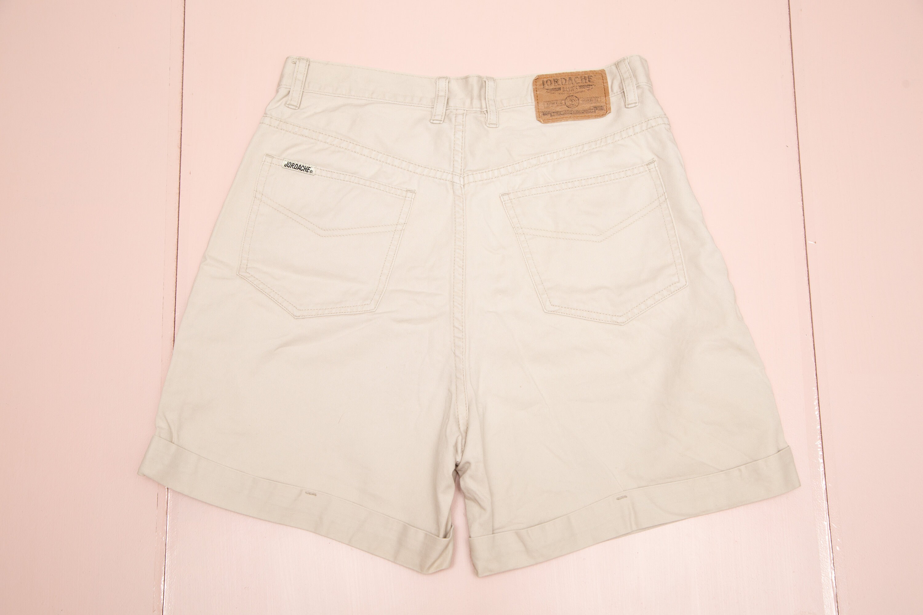Vtg JORDACHE White Denim Jeans Shorts 