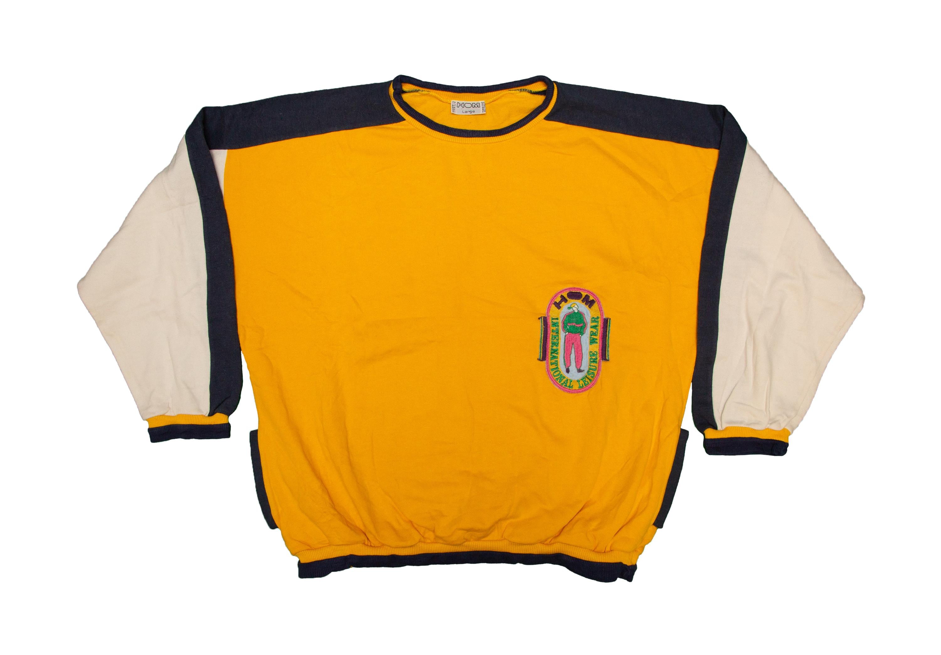 ヴィンテージ HOM 80年代 International Leisure Wear イエロー 