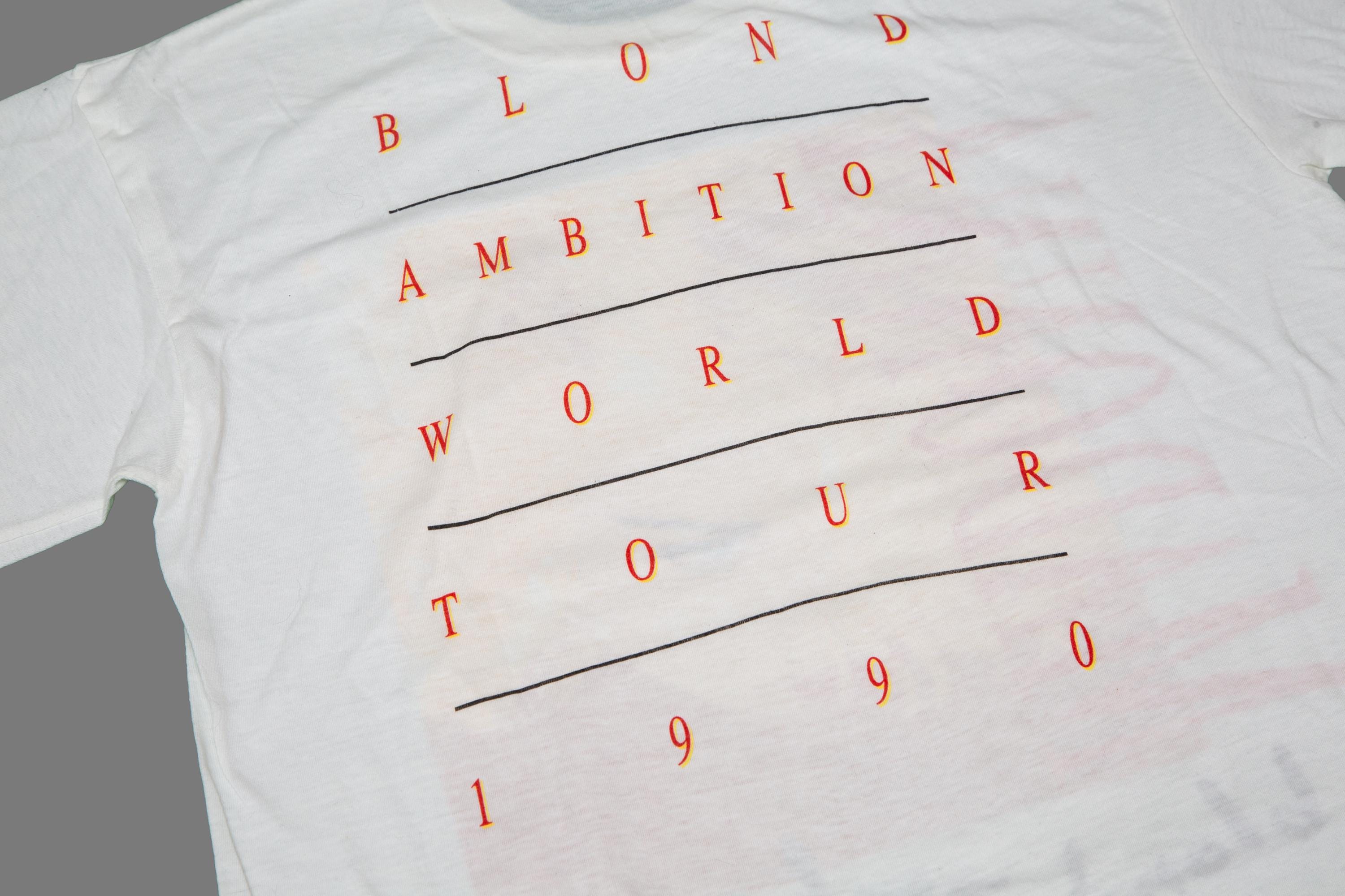 Vtg MADONNA Blond Ambition 1990 World Tour Pop Music Sleeves 