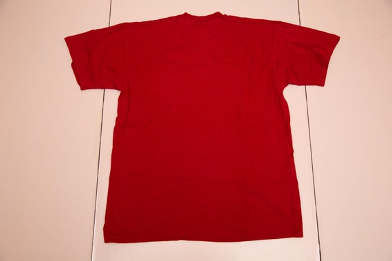 Vtg 90s NIKE Authentic Sport single stitch red t-… - image 6