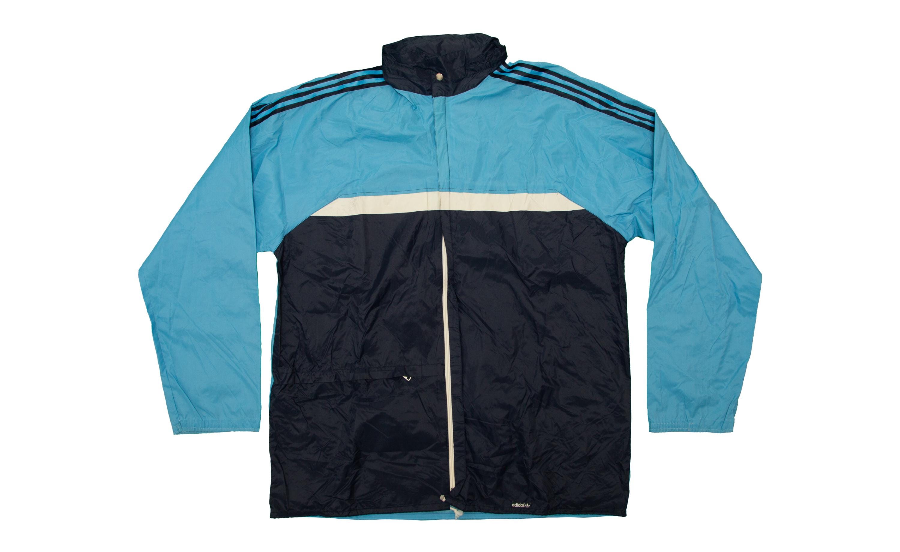 Rare Vintage Adidas Ventex 80s 70s Track Jacket Navy Blue