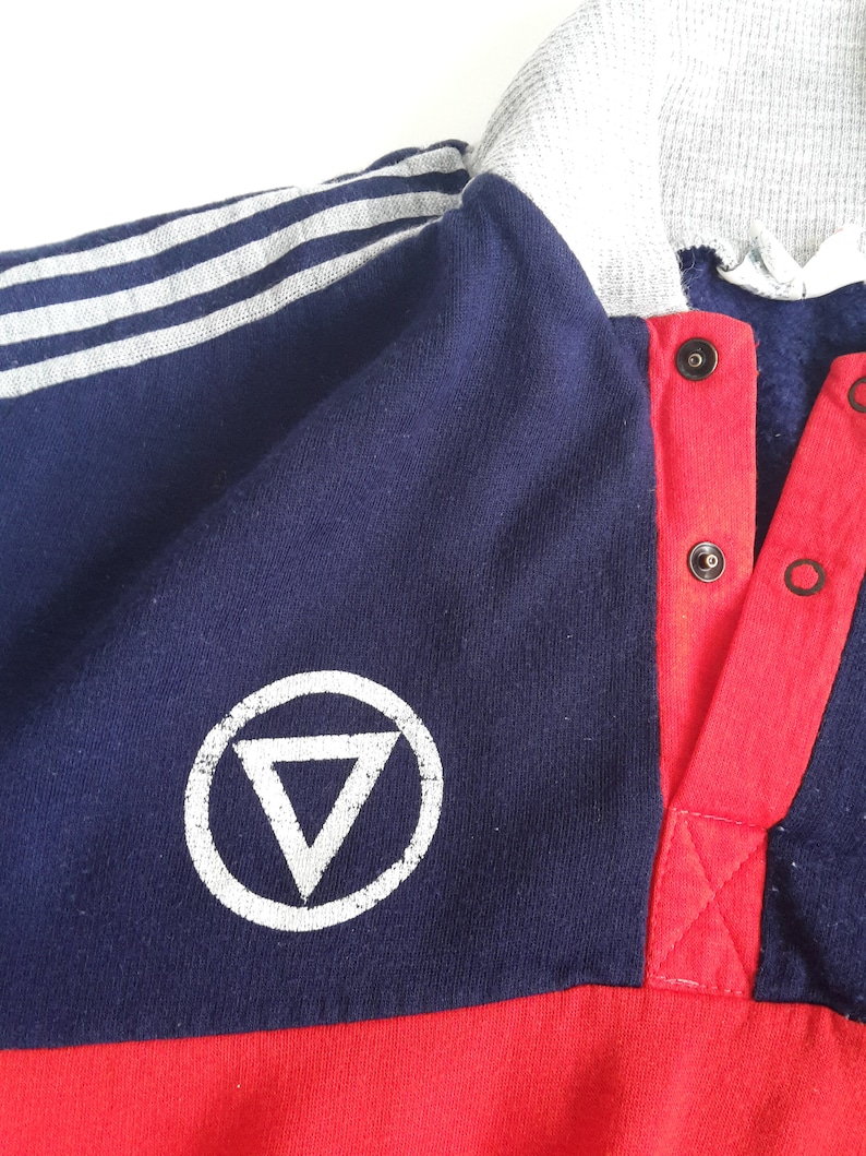 ADIDAS vintage vtg pullover sweater jumper sports Made in France Ventex 70s retro Men's L large ADIDAS vintage vtg pullover sweater jumper sports Made in France Ventex 70s retro Men's L large