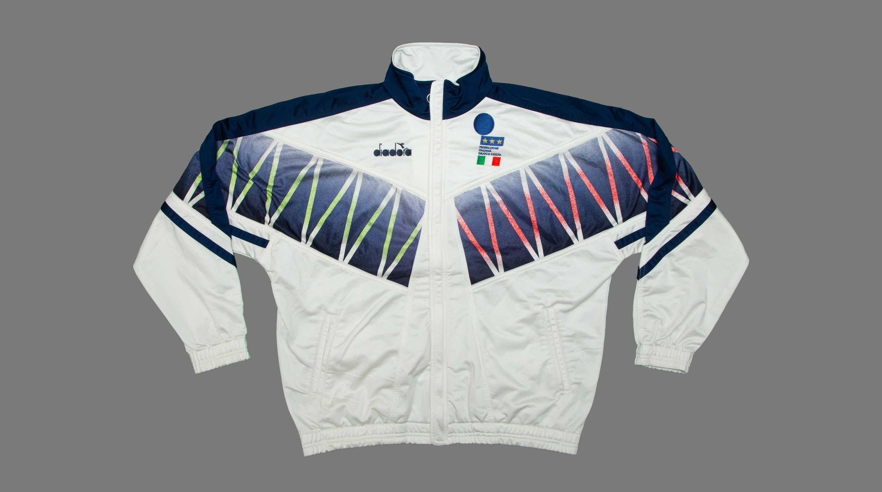 希少 ディアドラ 1994 イタリア代表 トラックジャケット 0-50-682