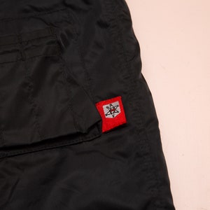 Vtg & very rare MAMBO menswear Sheriff of Nothing removable hoody black parka jacket, sz men's Medium image 4