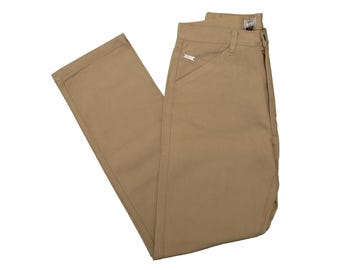 Vtg VERSACE Sport beige jeans trousers pants, Alias s.p.a., made in Italy, sz 32