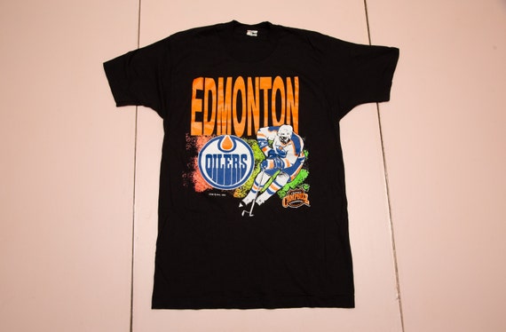 Vintage Edmonton Oilers Jersey 10th Anniversary 80s NHL CCM Maska