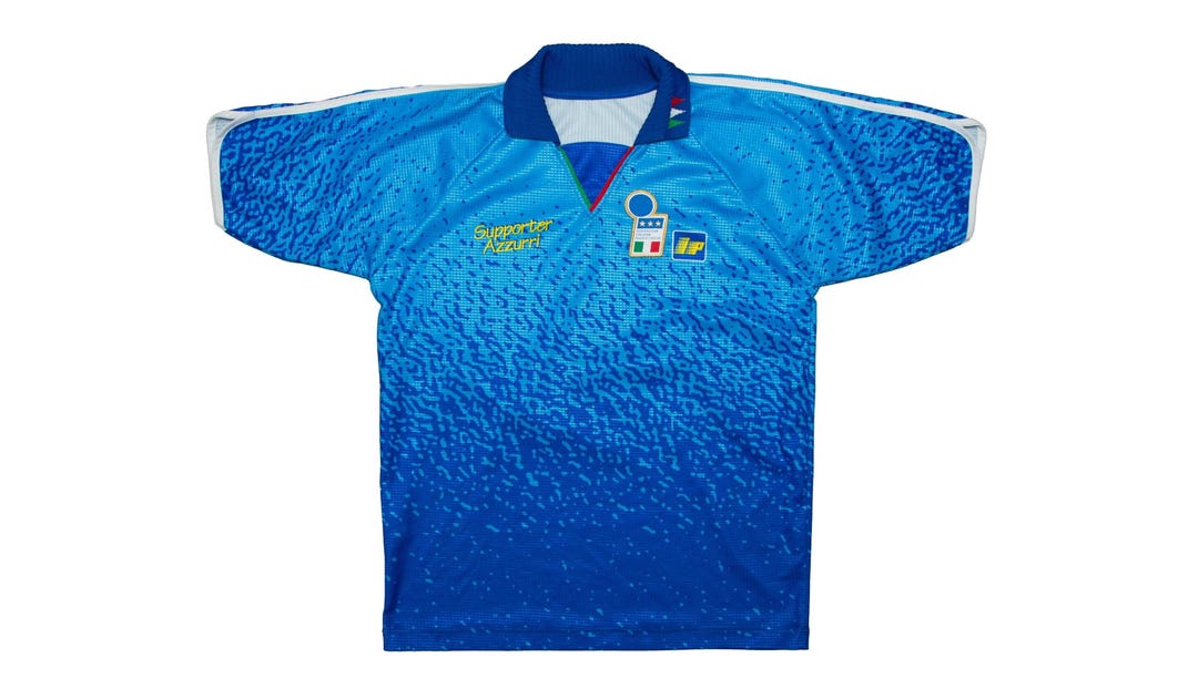DIADORA サッカーシャツ BERTOTTO 4ウディネーゼ実用着選手 Vtg ITALIA Christian Vieri #9 Diadora per Ferrero Soccer/football
