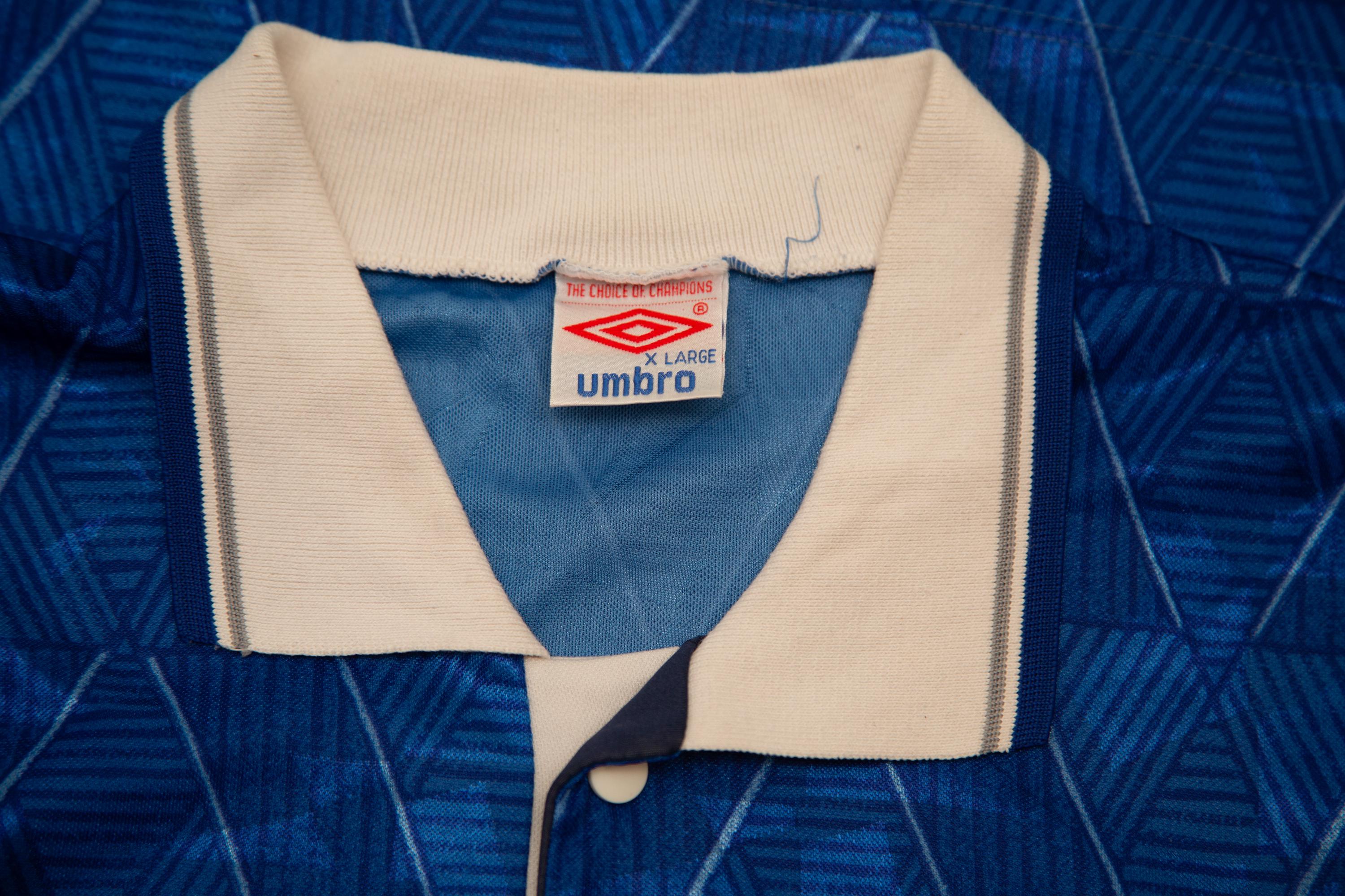 Vtg & Rare UMBRO 90's Soccer Football #13 Deportes Blanco La