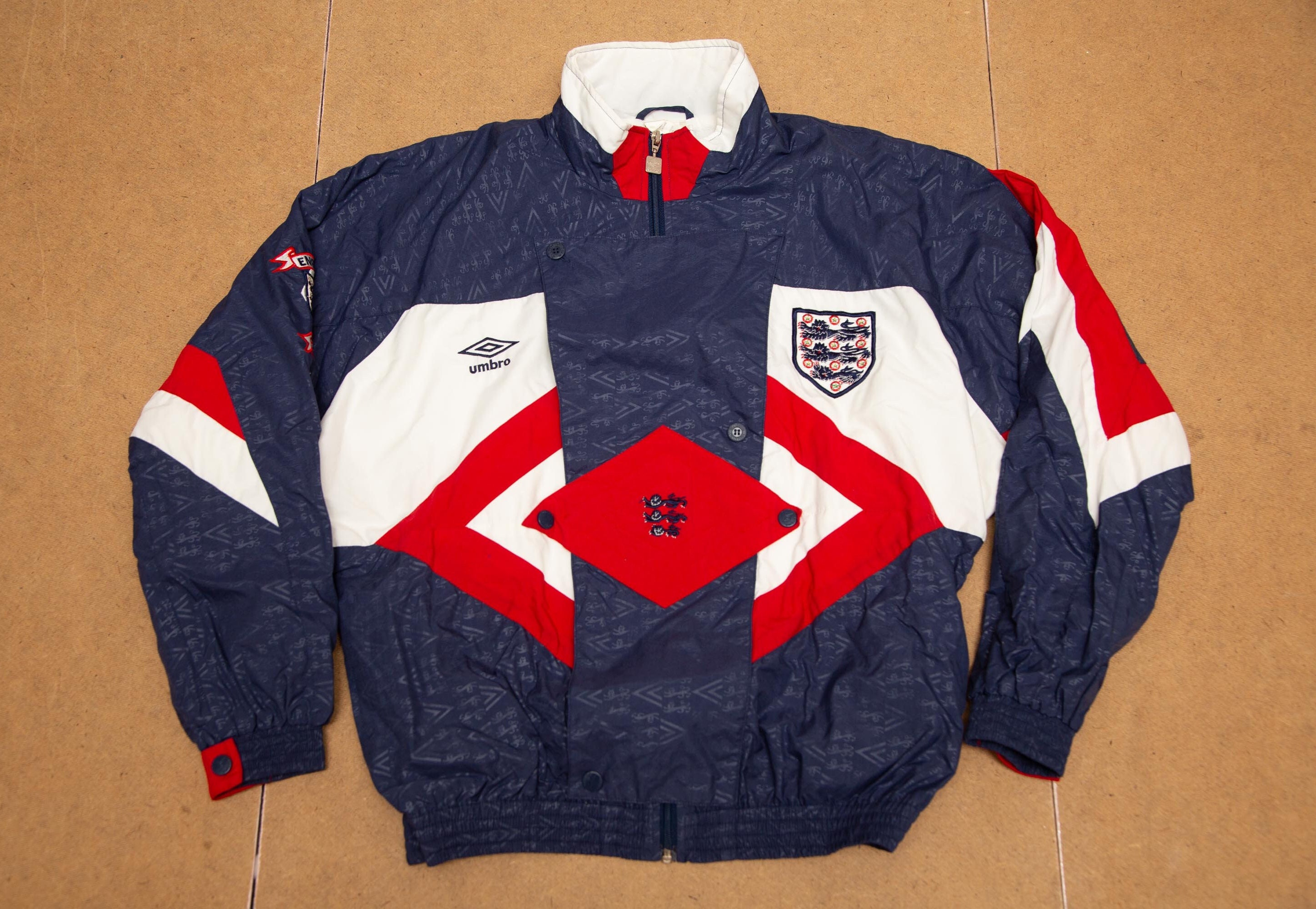 90s umbro england nylon jacket-
