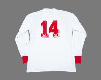Vtg 80s ERIMA Football/soccer White and Red Made in West Germany