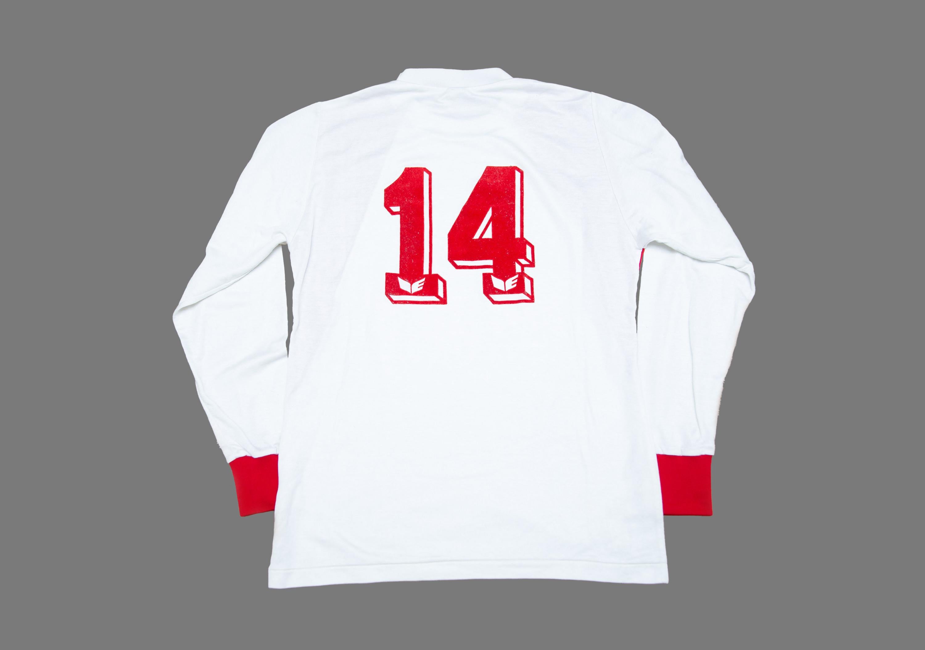 Vtg 80s ERIMA Football/soccer White and Red Made in West Germany
