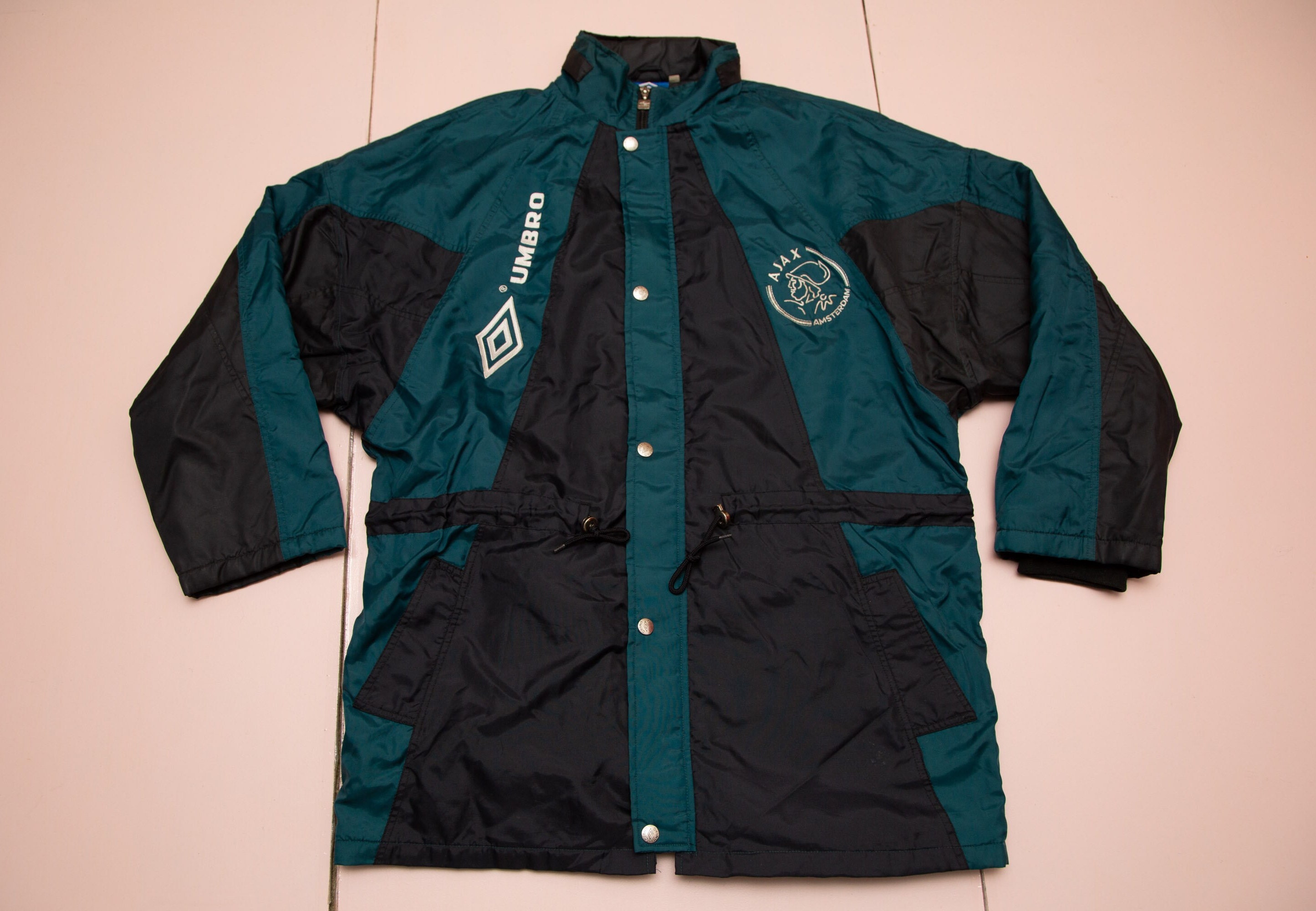 Vtg Umbro AJAX Amsterdam 90's Football Soccer Team Green Vtg Umbro AJAX Amsterdam 90's Football Soccer Team Green