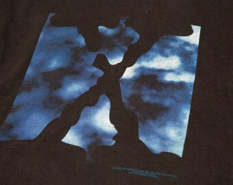 Vtg X-FILES Tv Series 1995 20th Century Fox Double Sided Print