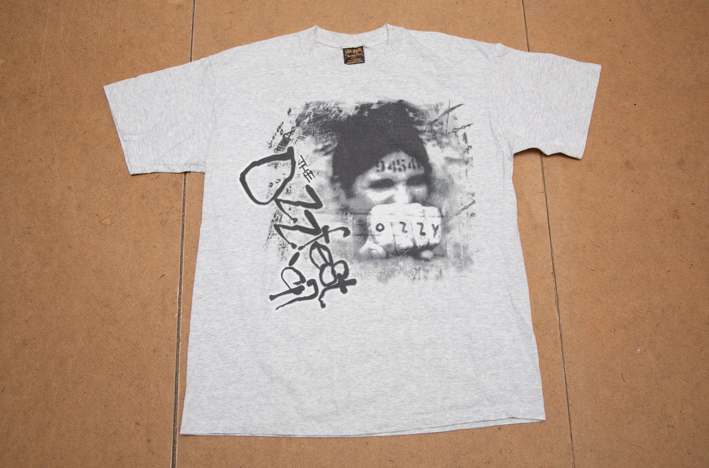 vintage art t-シャツ Vtg Ozzy Osbourne the OZZFEST 1997 Tour Grey T-shirt