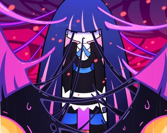 Stocking, P&S, NewPSG, Panty and Stocking, demon, print, cute, lolita, goth lolita,