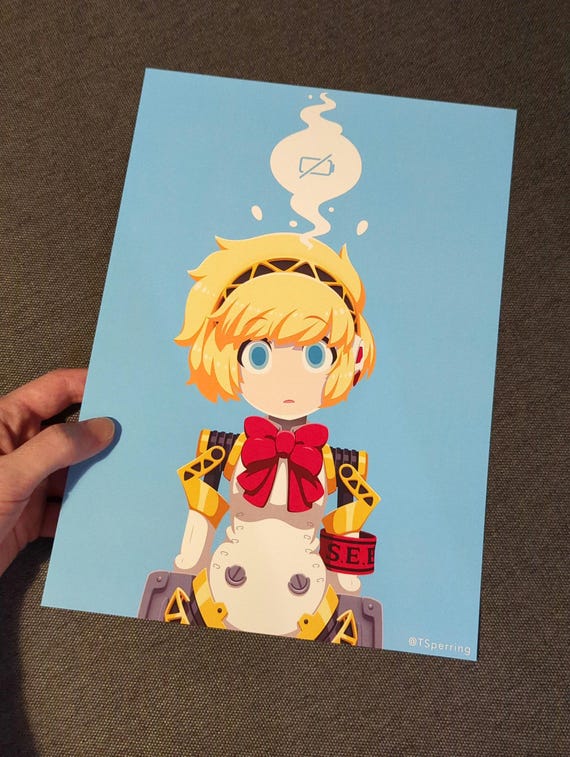 ペルソナ3 キャラファインボード キャンバスアート アイギス ペルソナ3 - アイギス Ani-Art キャラメモボード | AMNIBUS