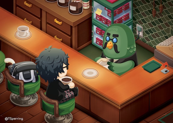 ペルソナ5、P5、ペルソナ5、ACNH、あつまれ どうぶつの森、ブリュー