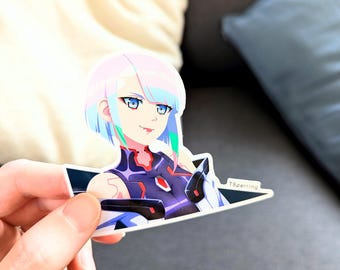 Lucy, Cyberpunk, Cyberpunk Edgerunners, Lucy Edgerunners, CyberpunkLucy, Edgerunners, LucySticker, EdgerunnersLucy, EdgerunnersSticker,