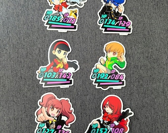P3, P4, Persona3, Persona 3, Persona4, Persona 4, P3 Sticker, P4 Sticker, sticker, stickers, cute, P5T, P5Tactica, Persona, P4R, P4Revival