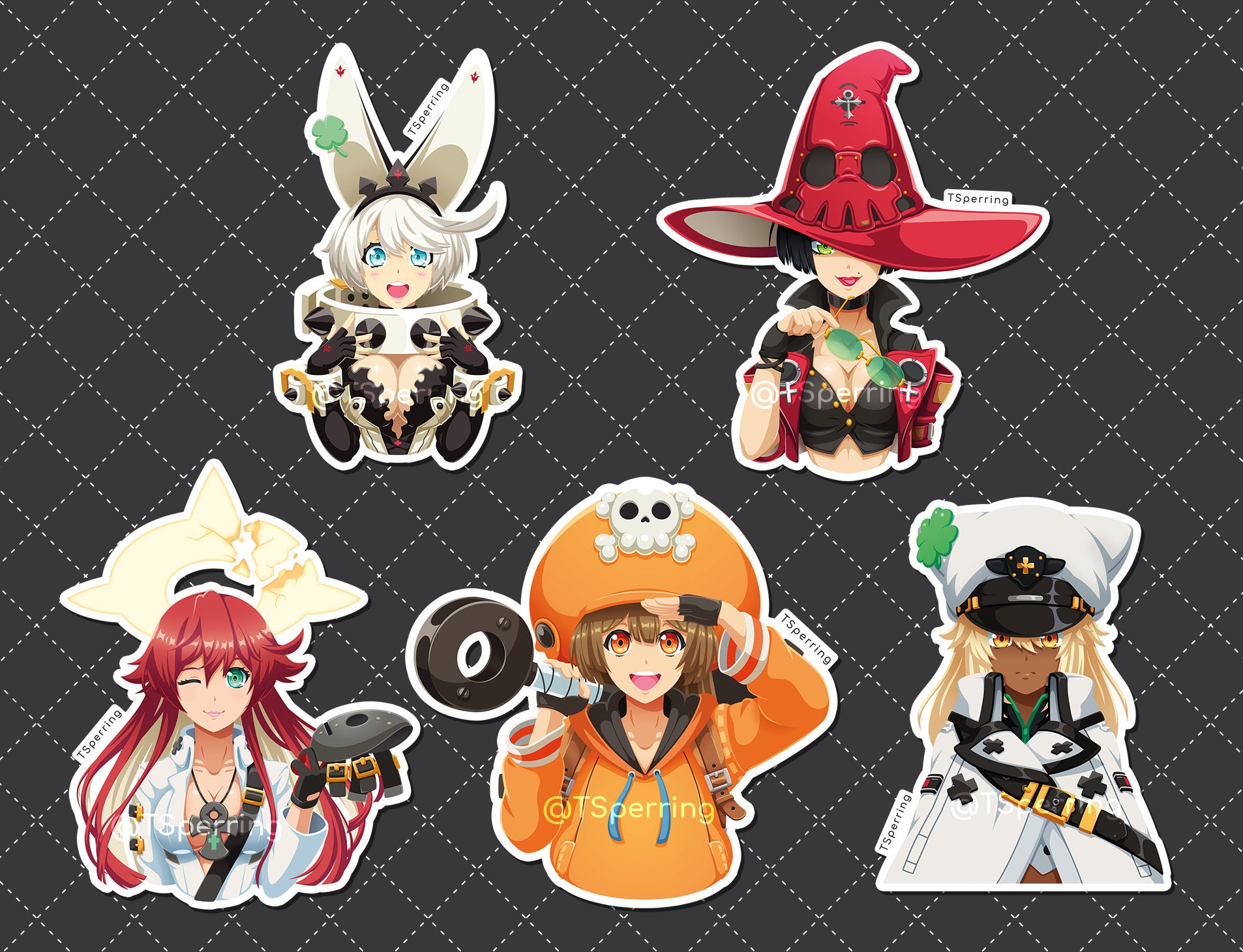 Guilty Gear Stickers, Mix and Match Stickers, Games, Computer Games ...