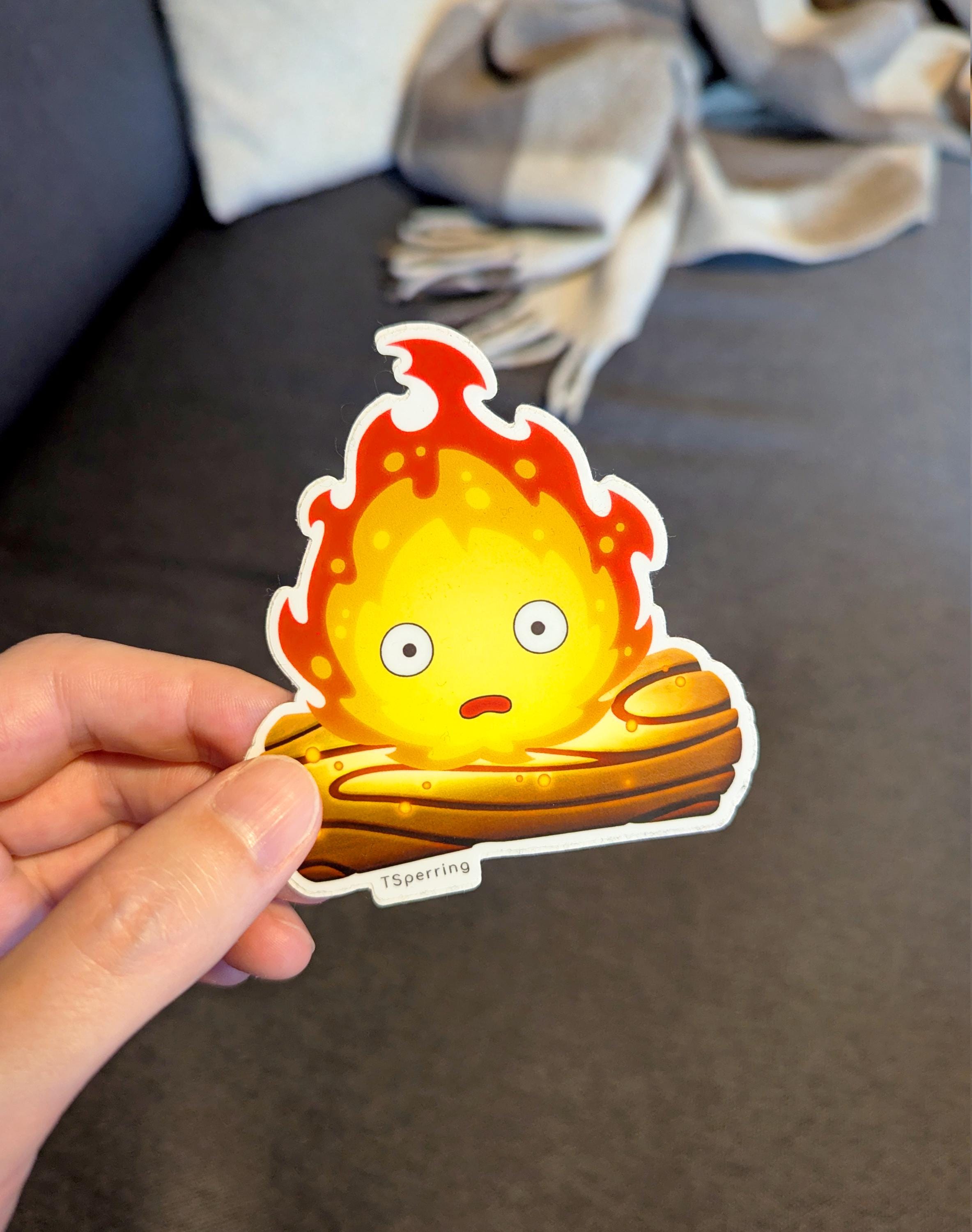 Calcifer, Studio Ghibli, Ghibli, Fire, Howls Moving Castle, Cute ...