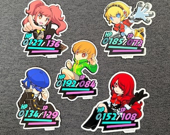 P3, P4, Persona3, Persona 3, Persona4, Persona 4, P3 Sticker, P4 Sticker, sticker, stickers, cute, P5T, P5Tactica, Persona,
