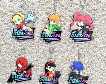 P3, Persona3, Persona 3, Aigis, P3Aigis, P3 keyring, P3keyring, P3 key ring, keyring, cute, P5T, P5Tactica, P4R, P4Revival, P3R, P3Reload