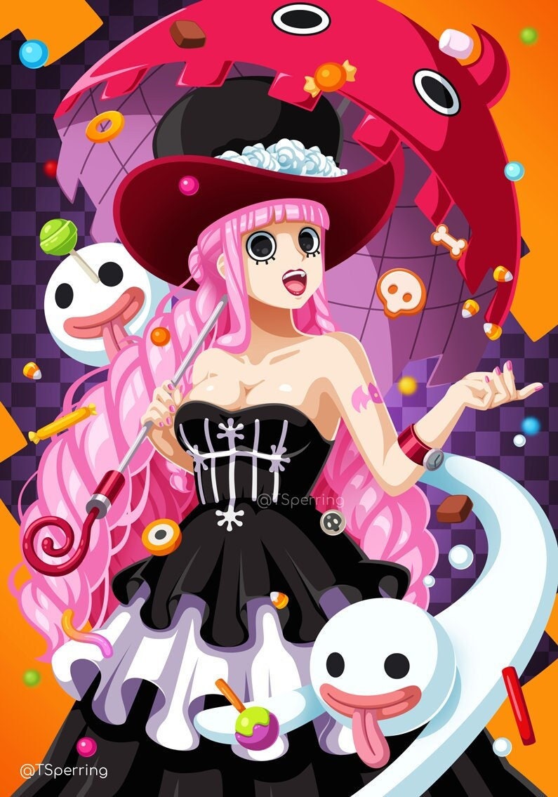 Perona One Piece Onepiece Goth Halloween Ghost Candy Etsy Hong Kong