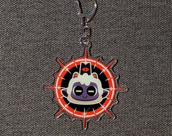Cult of the Lamb, CotL, Cult, Gothic, Lamb, gothic keychain, summon circle, gaming, anime, anime keychain, keyring, keychain