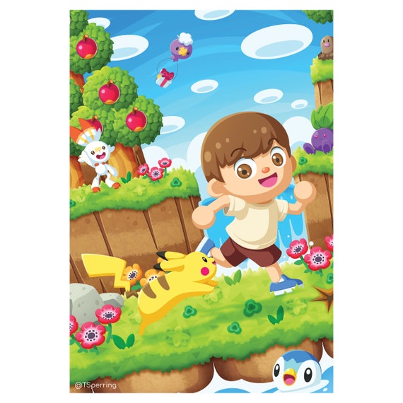 Animal Crossing, Pokemon, Nintendo, Pikachu, Scorbunny, Diglett