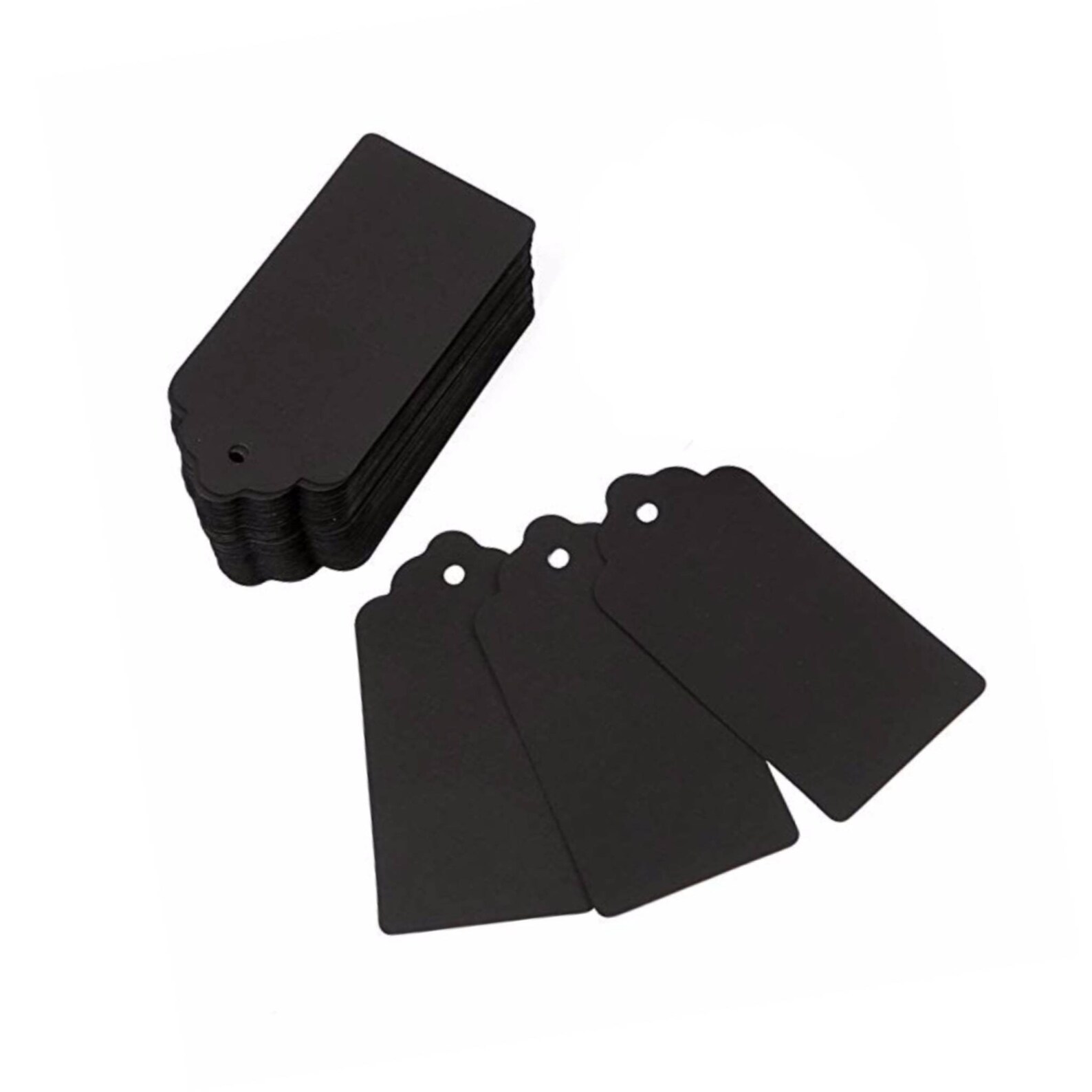 100pcs Black Cardstock Large Paper Tags 2x4 Hang Etsy