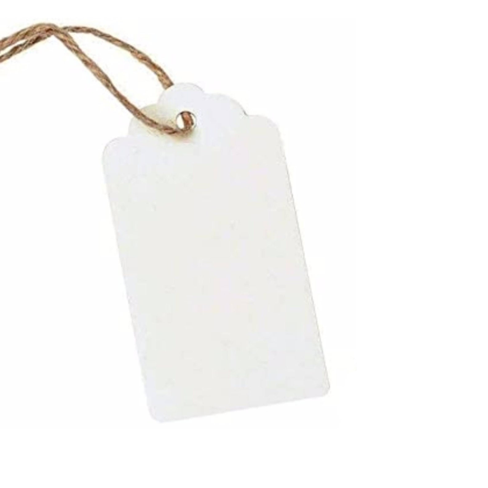 200 piezas White Cardstock Hang Tags w / Hole 2.8 Etsy