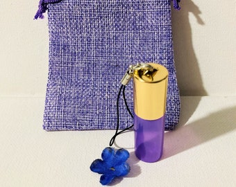 Lovely Lavender Amber Scented Handmade Artisan Perfume Oil Roll On, Unique Floral Perfume for Women