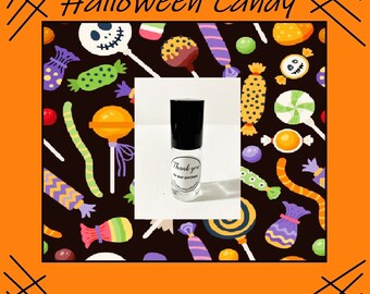 HaLLoWeeN CaNdY Unisex Body Perfume Oil Roll On, Chocolate, Lollipops, Caramel Candy, Cedarwood